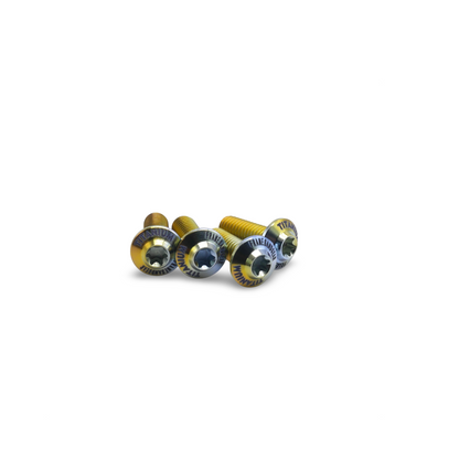 Framesandgear Titanium Bottle Cage Bolts M5*14 Gold Silver