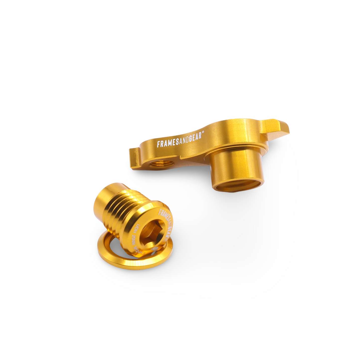 Framesandgear Direct Mount Derailleur Hanger for Colnago TT2 (UDH) (SRAM Shifting and Shimano GRX 827) P1.0 Yellow