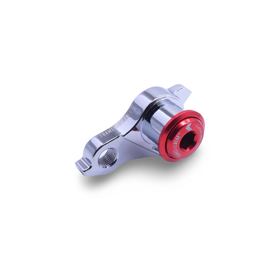 Framesandgear Disc Brake Derailleur Hanger for UDH Systems (SRAM Shifting) Chrome Red