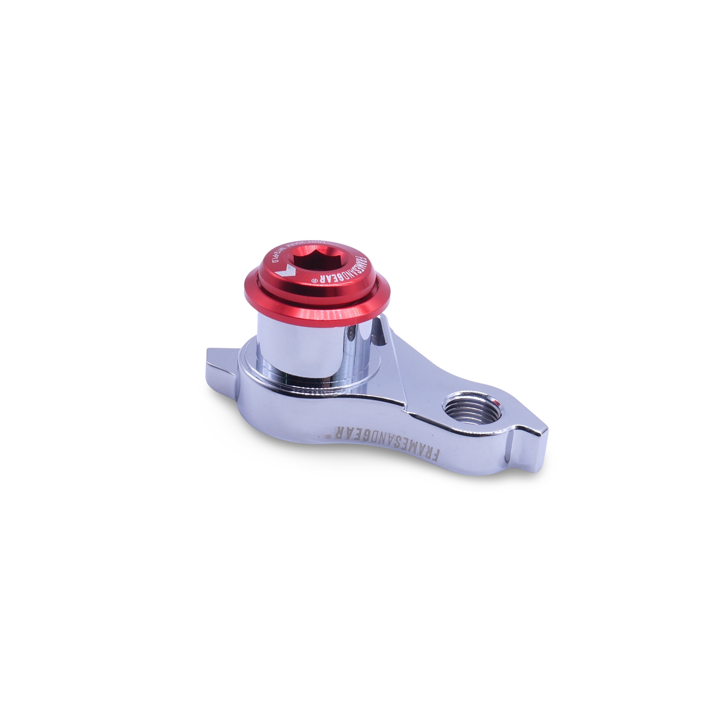 Framesandgear Disc Brake Derailleur Hanger for UDH Systems (SRAM Shifting) Chrome Red