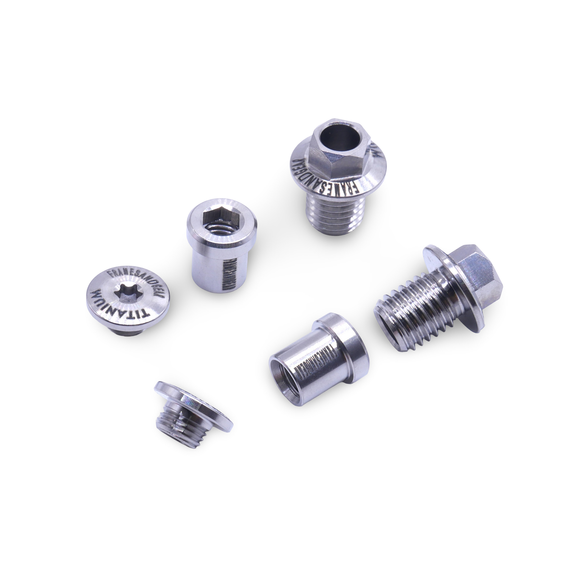 Framesandgear Titanium Bolt Kit for Shimano Ultegra R8170 Silver