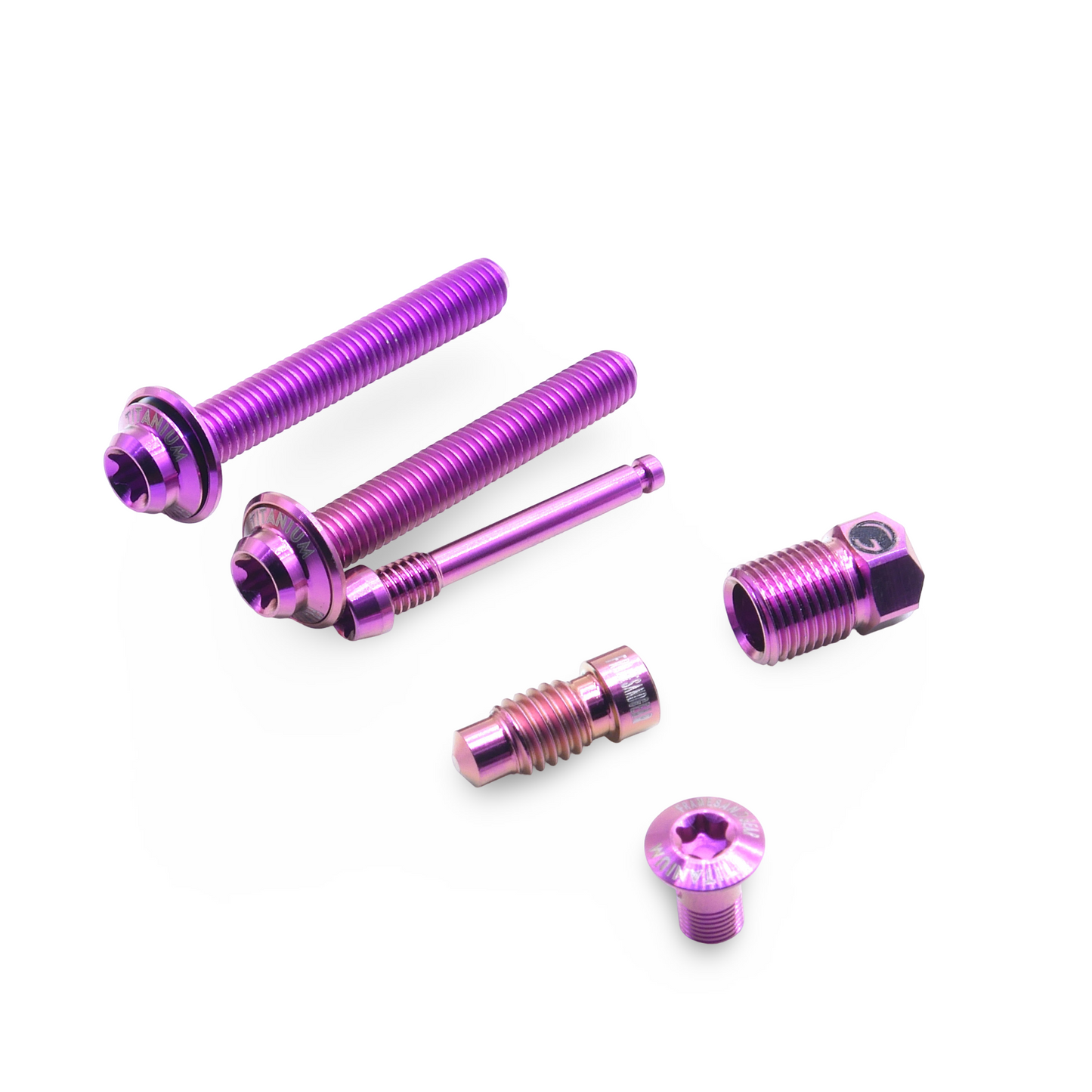 Framesandgear Titanium Bolt Kit for Shimano Dura Ace R9270 Purple