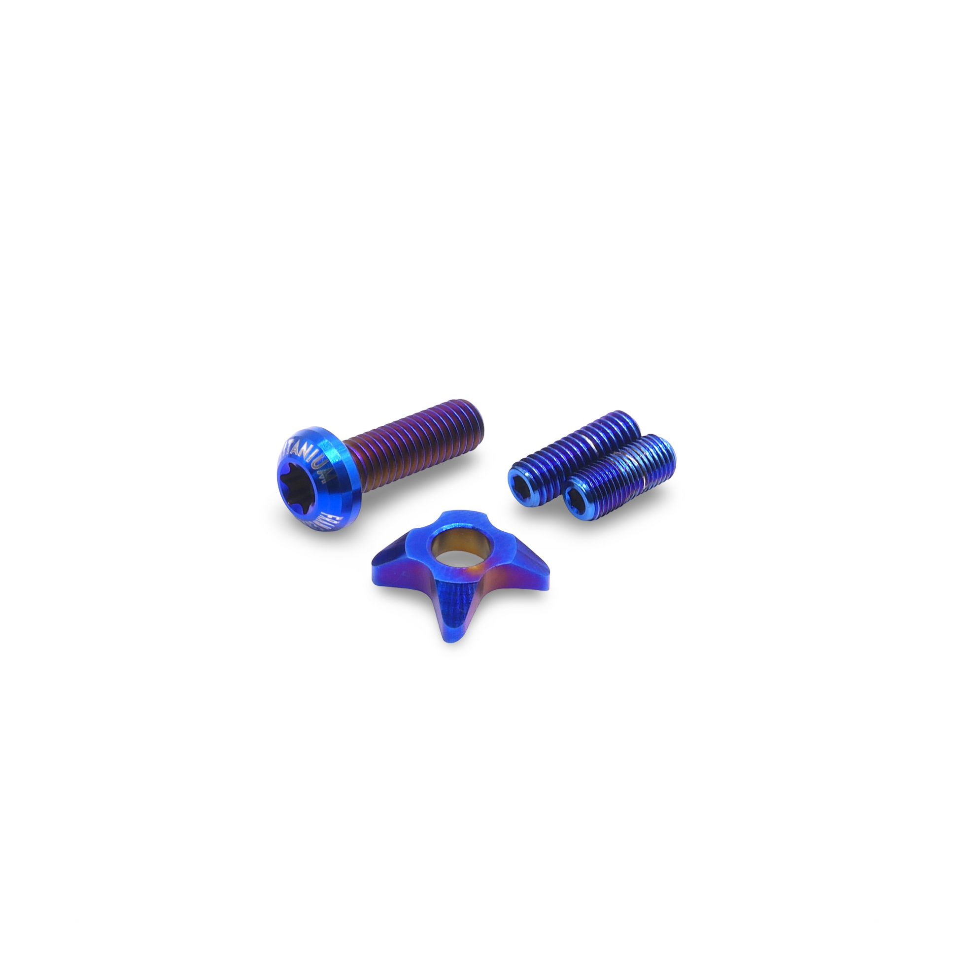Framesandgear Titanium Bolt Kit for Sram FORCE AXS Bronze Blue