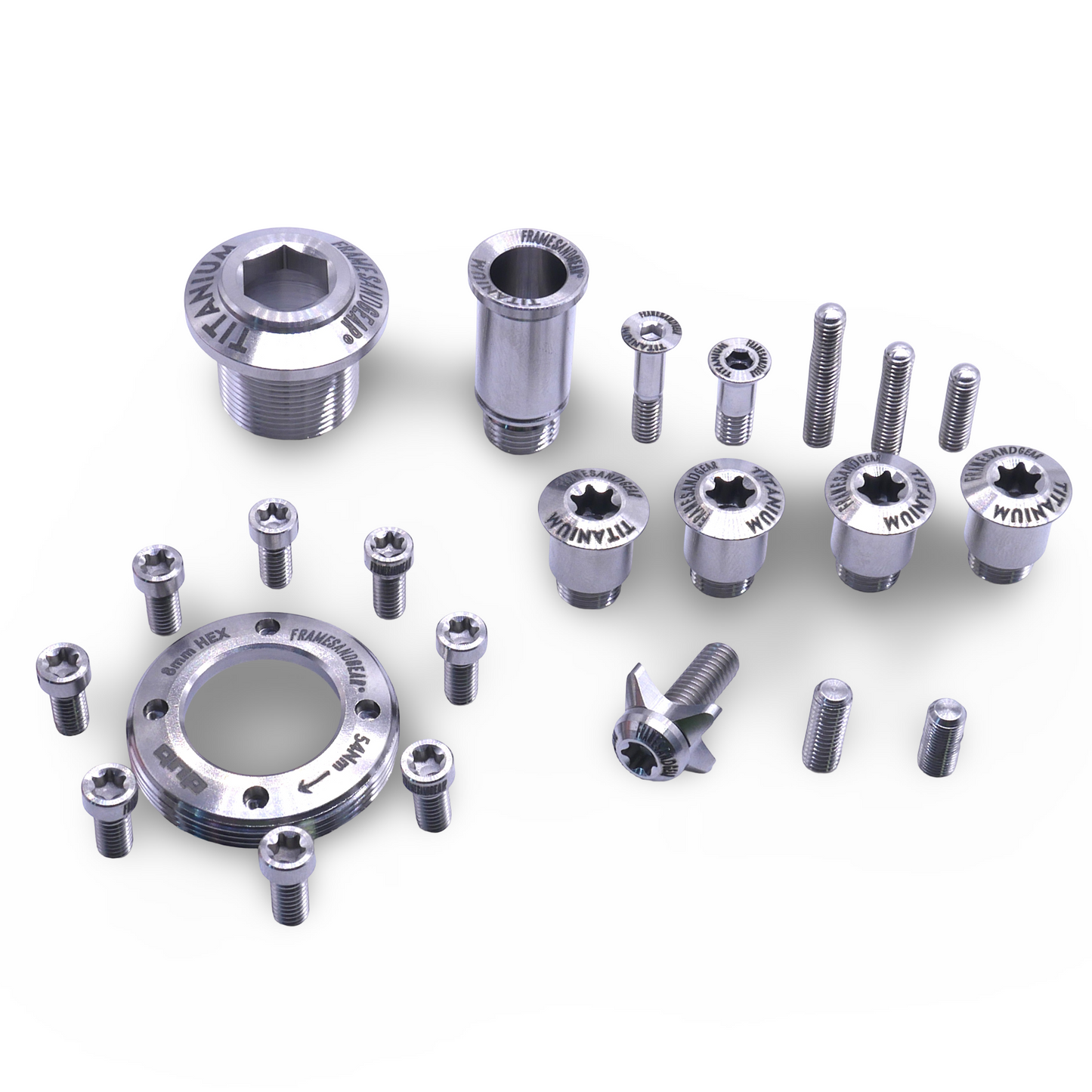 Framesandgear Titanium Bolt Kit for Sram FORCE AXS