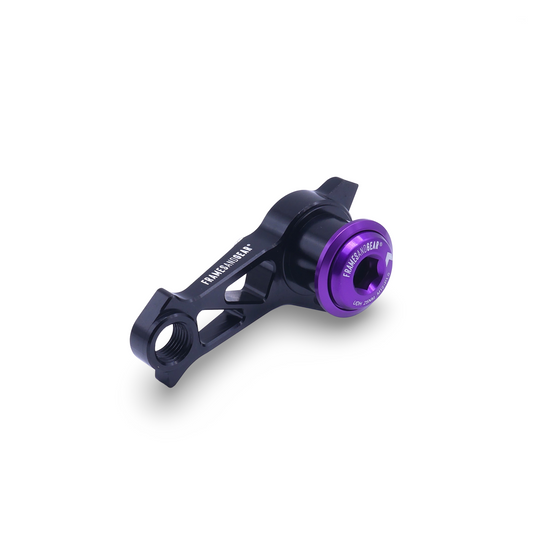 Framesandgear Disc Brake Direct Derailleur Hanger for UDH Systems (Shimano Shifting) Black Purple