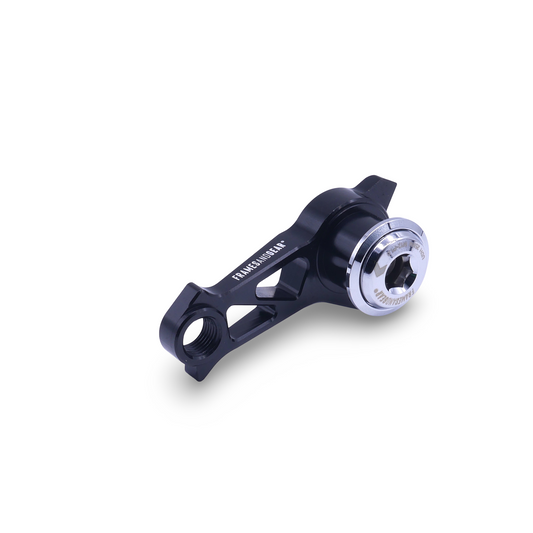 Framesandgear Disc Brake Direct Derailleur Hanger for UDH Systems (Shimano Shifting) Black Chrome