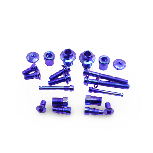 Framesandgear Titanium Bolt Kit for Shimano Ultegra R8170 Purple