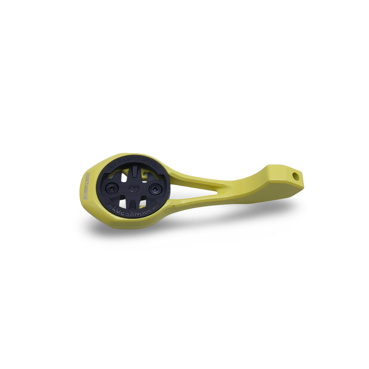Framesandgear Aero Computer Mount for Factor ONE (Fixed Angle) Neon Yellow