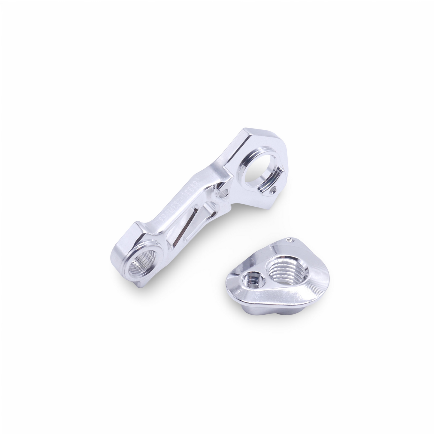 Framesandgear Enve Disc Brake Direct Mount Derailleur Hanger for Enve Melee Hand Polished Silver
