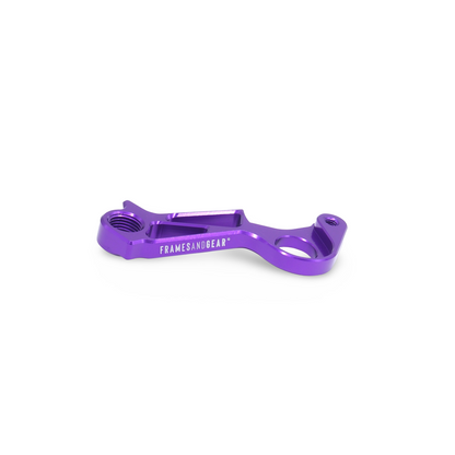 Framesandgear Direct Mount Derailleur Hanger for Look Disc Brake (2024+ models) (Shimano Shifting) Purple