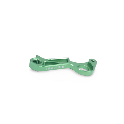 Framesandgear Direct Mount Derailleur Hanger for Look Disc Brake (2024+ models) (Shimano Shifting) Green