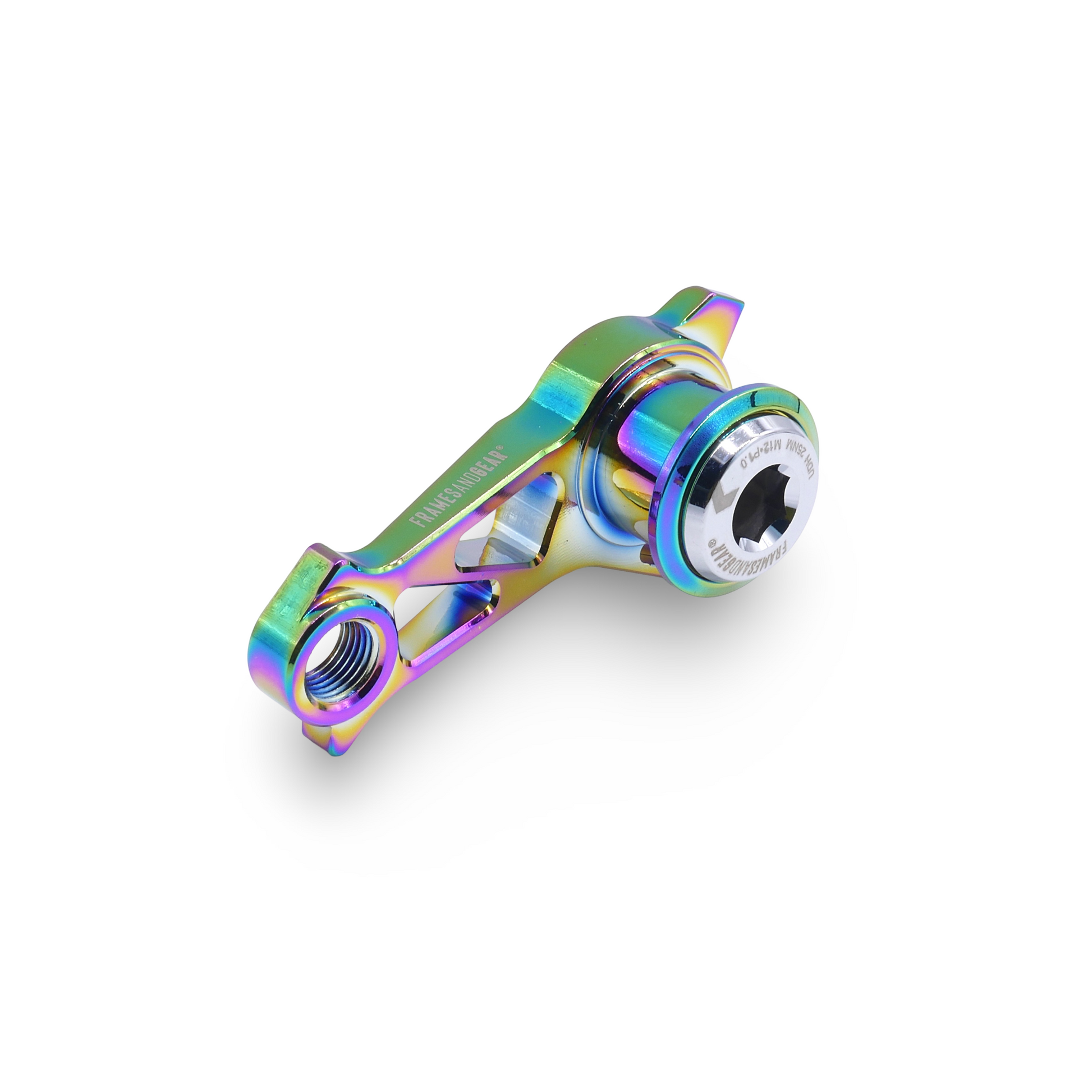 Framesandgear Direct Mount Derailleur Hanger for Enve MOG (UDH) (SRAM Shifting and Shimano GRX 827) P1.0 Oilslick Chrome