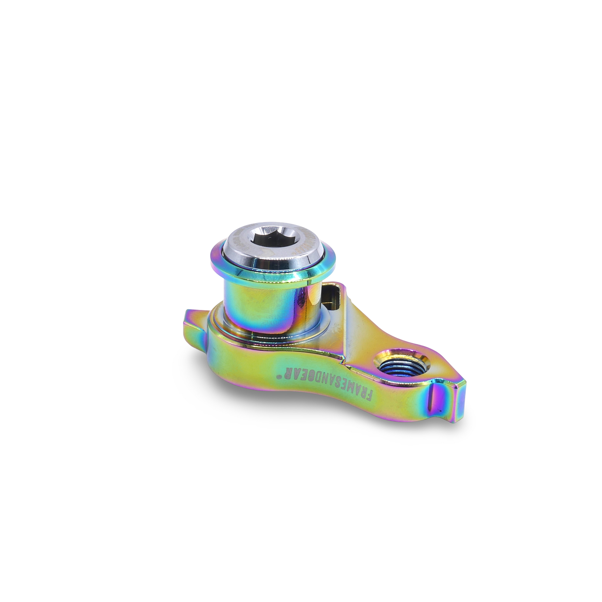 Framesandgear Direct Mount Derailleur Hanger for Pinarello Dogma GR (SRAM Shifting and Shimano GRX 827) P1.0 Oilslick Chrome