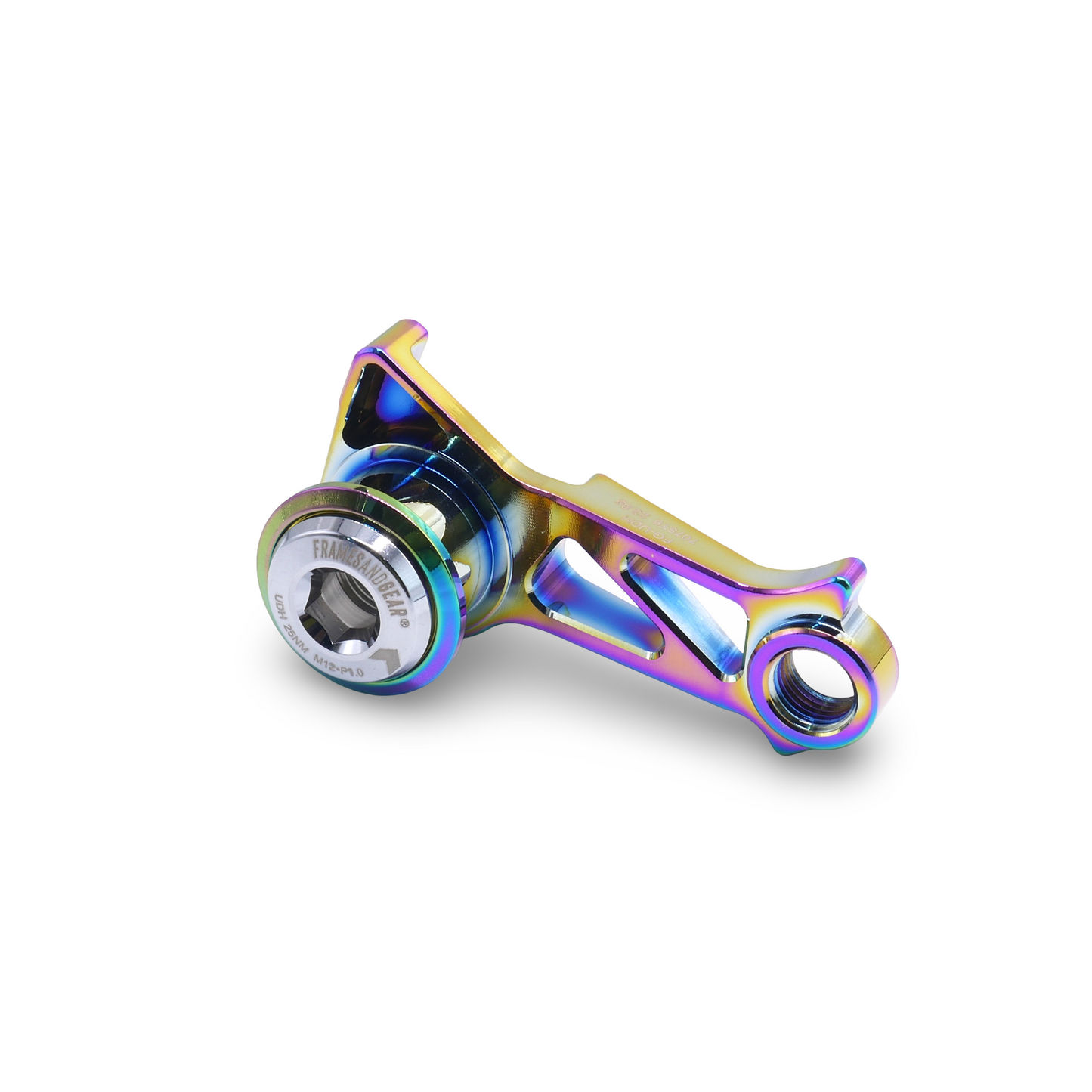 Framesandgear Direct Mount Derailleur Hanger for Trek Madone Gen 8 (Shimano) P1.0 Oilslick Chrome