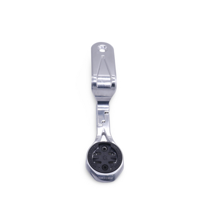 Framesandgear Aero Computer Mount for Canyon Groove With GoPro Hand Polished Silver