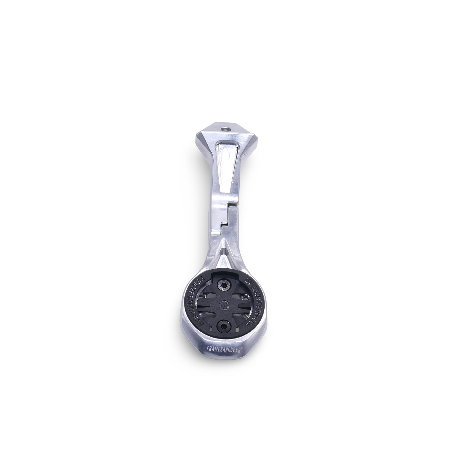 Framesandgear Aero Computer Mount for Colnago Y1RS (CC.Y1 Handlebar) Hand Polished Silver