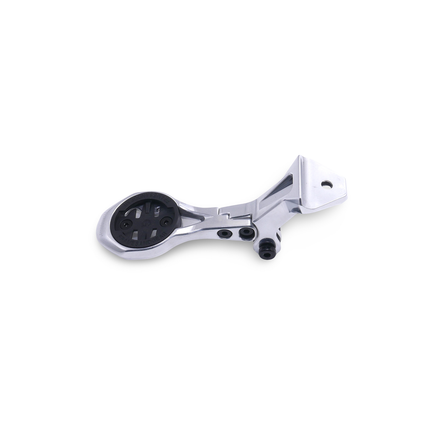 Framesandgear Aero Computer Mount for Colnago Y1RS (CC.Y1 Handlebar) With Fixed GoPro Hand Polished Silver