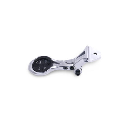 Framesandgear Aero Computer Mount for Colnago Y1RS (CC.Y1 Handlebar) With Fixed GoPro Hand Polished Silver