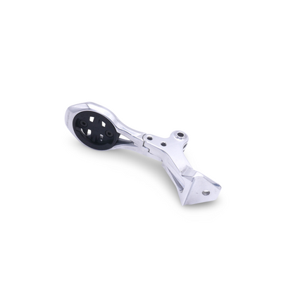 Framesandgear Aero Computer Mount for Colnago Y1RS (CC.Y1 Handlebar) With Fixed GoPro Hand Polished Silver