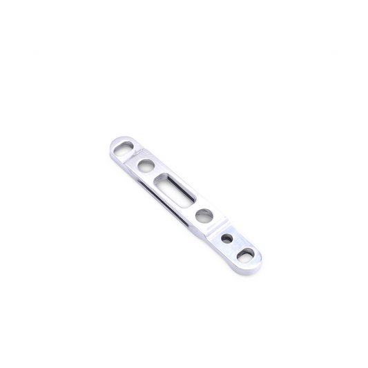 Framesandgear Disc Brake Adapter for Shimano 140 to 160 Hand Polished Silver