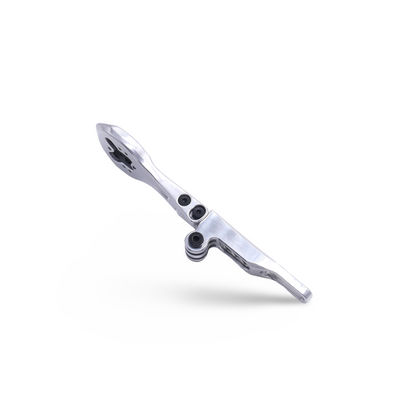 Framesandgear Aero Computer Mount for Fenris Gravel (Aerobar) With Fixed GoPro Hand Polished Silver