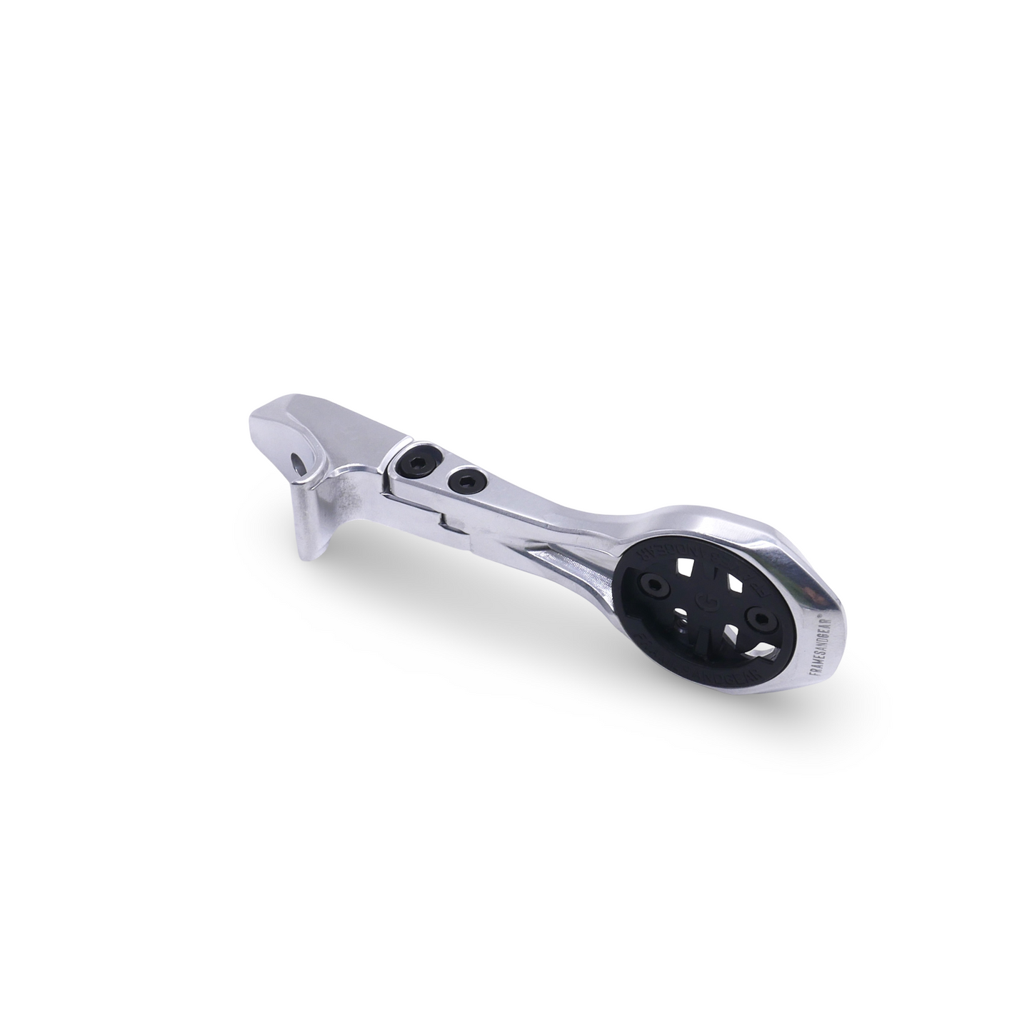 Framesandgear Aero Computer Mount for Colnago C68 Gravel (CC.01) With GoPro Hand Polished Silver