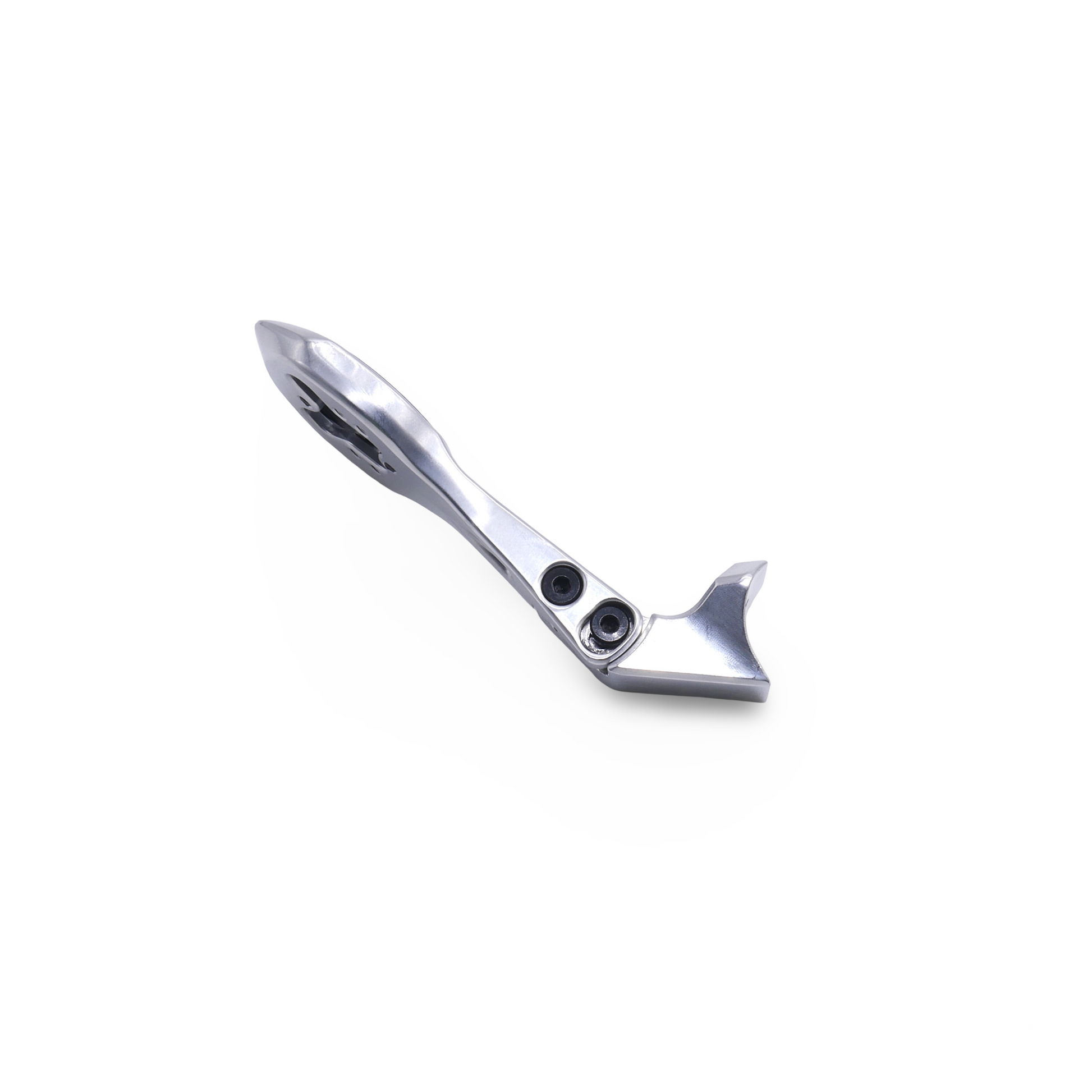 Framesandgear Aero Computer Mount for Specialized Aethos 2 Hand Polished Silver