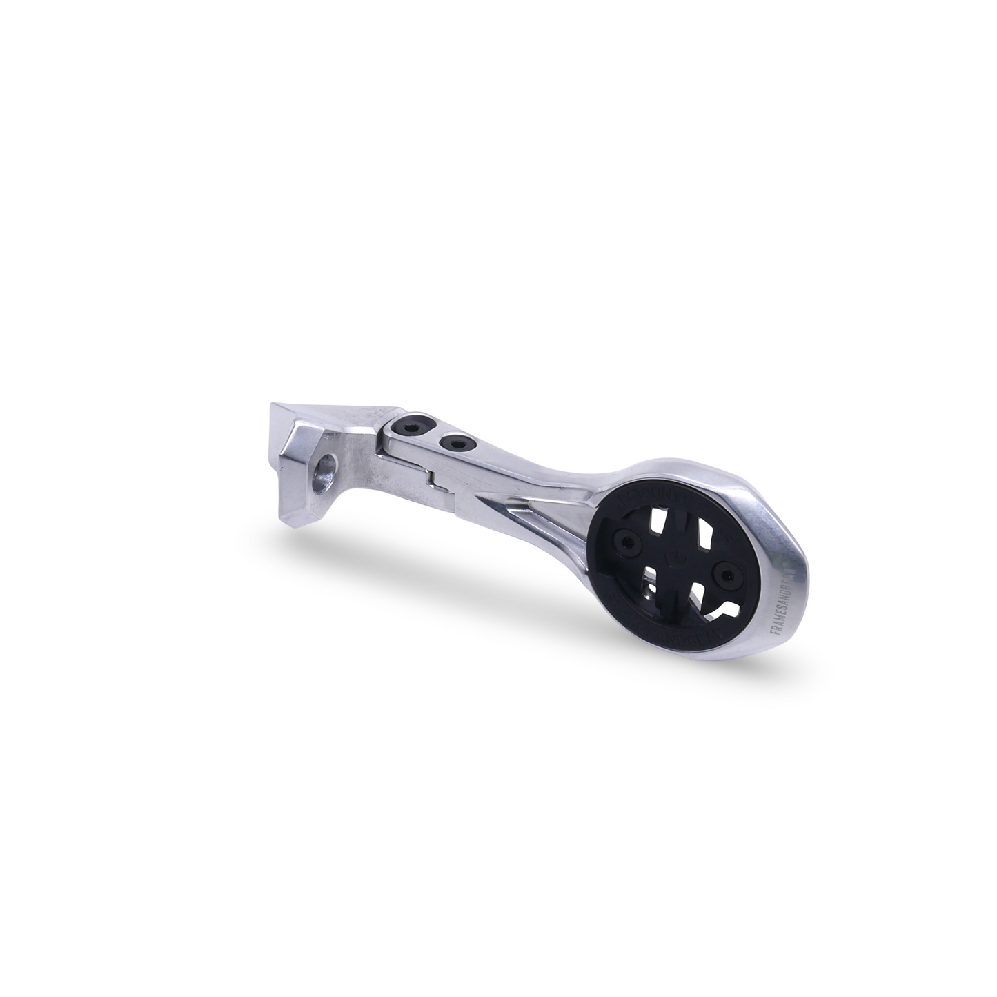 Framesandgear Aero Computer Mount for Roval Rapide (Tarmac SL8) Hand Polished Silver