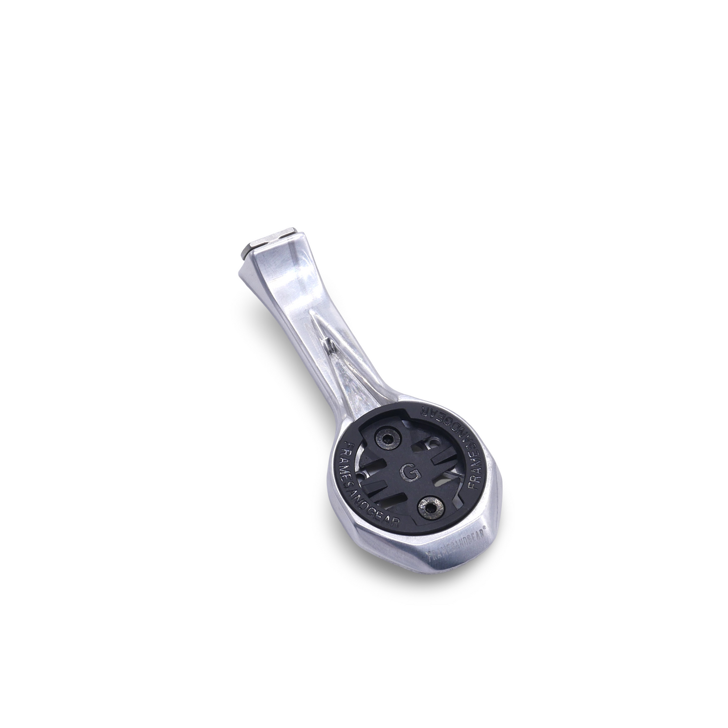 Framesandgear Aero Computer Mount for Tarmac SL7 Hand Polished Silver
