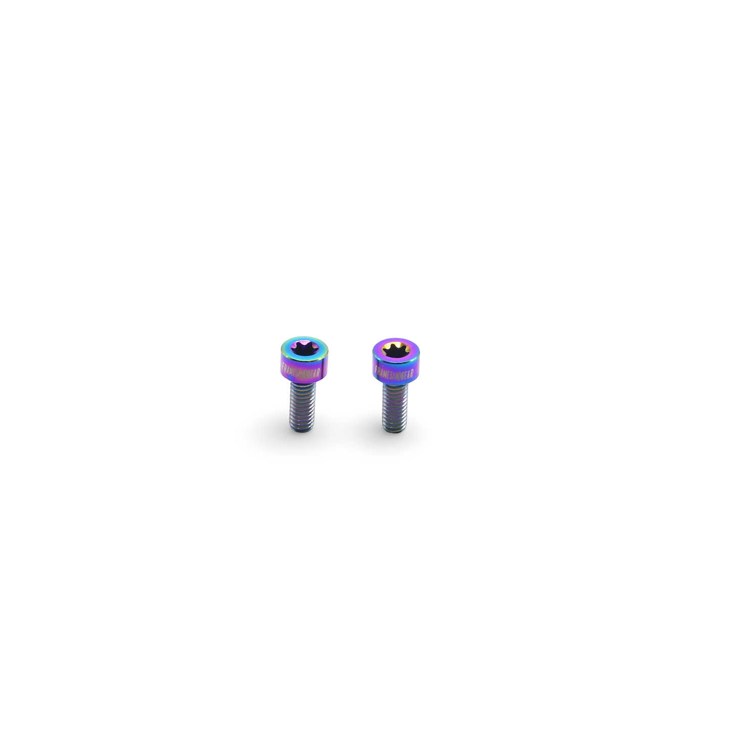 Framesandgear Titanium Computer Mount Side Bolts M4x10 Oilslick