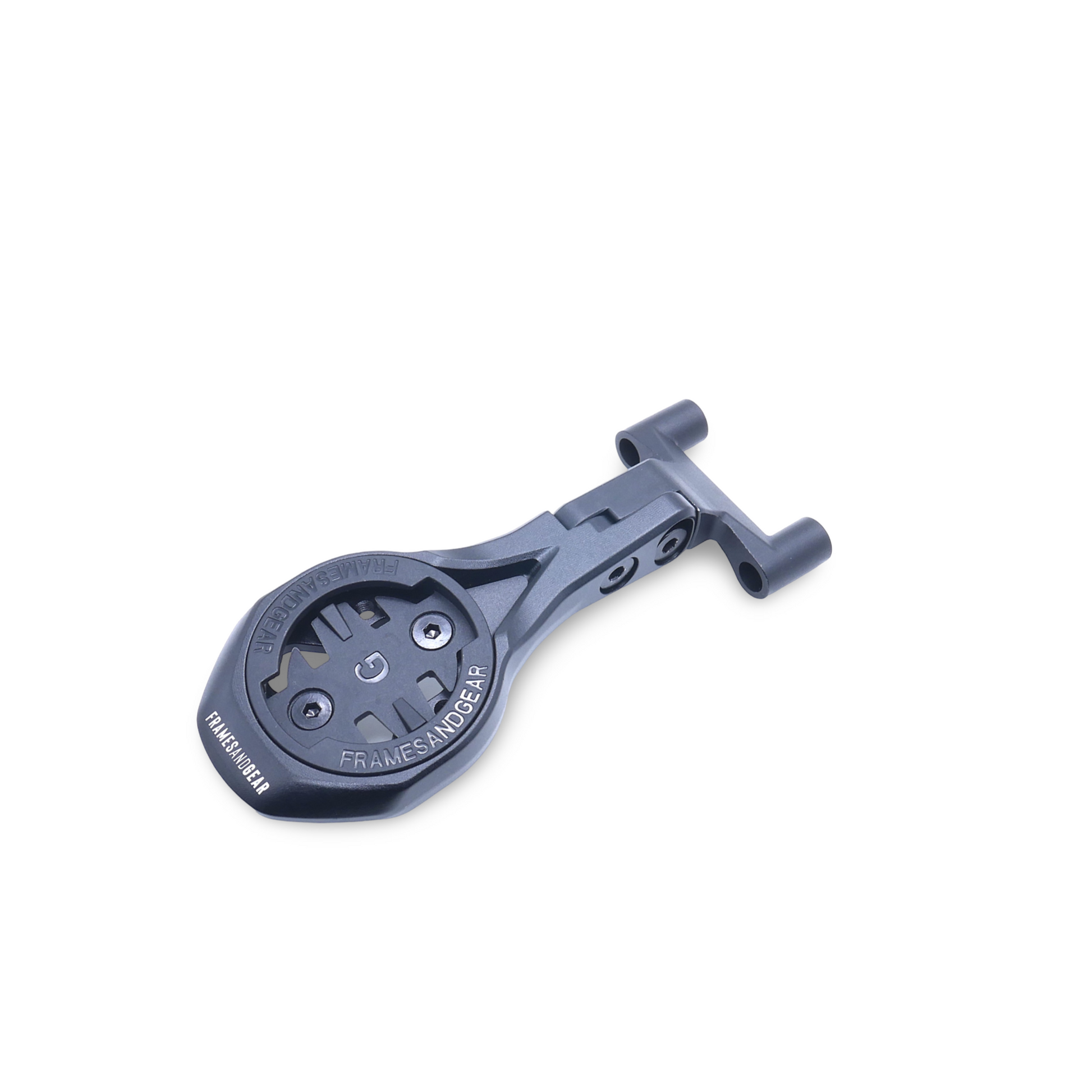 Aero cycling computer mount for 27 mm handlebars, aerodynamic and lightweight