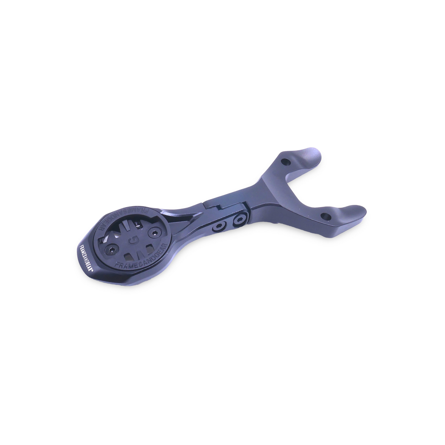 Aerodynamic cycling computer mount for Gusto Attaque handlebars