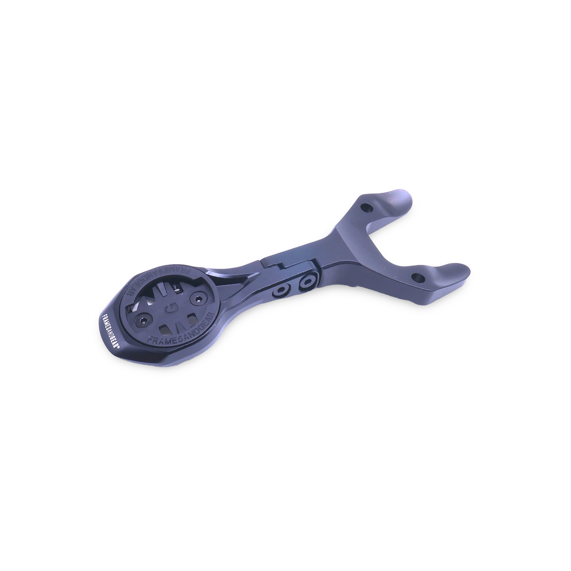 Aerodynamic cycling computer mount for Gusto Attaque handlebars