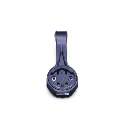 Aerodynamic GPS holder for Tarmac SL7 one-piece cockpit, compatible with Wahoo and Garmin
