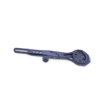 Aero cycling computer mount for integrated handlebars