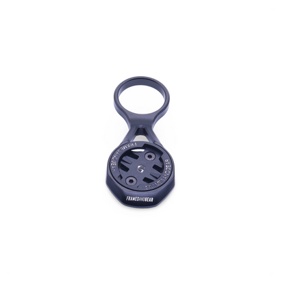 Angle-adjustable Garmin Edge holder for 31.8 handlebars