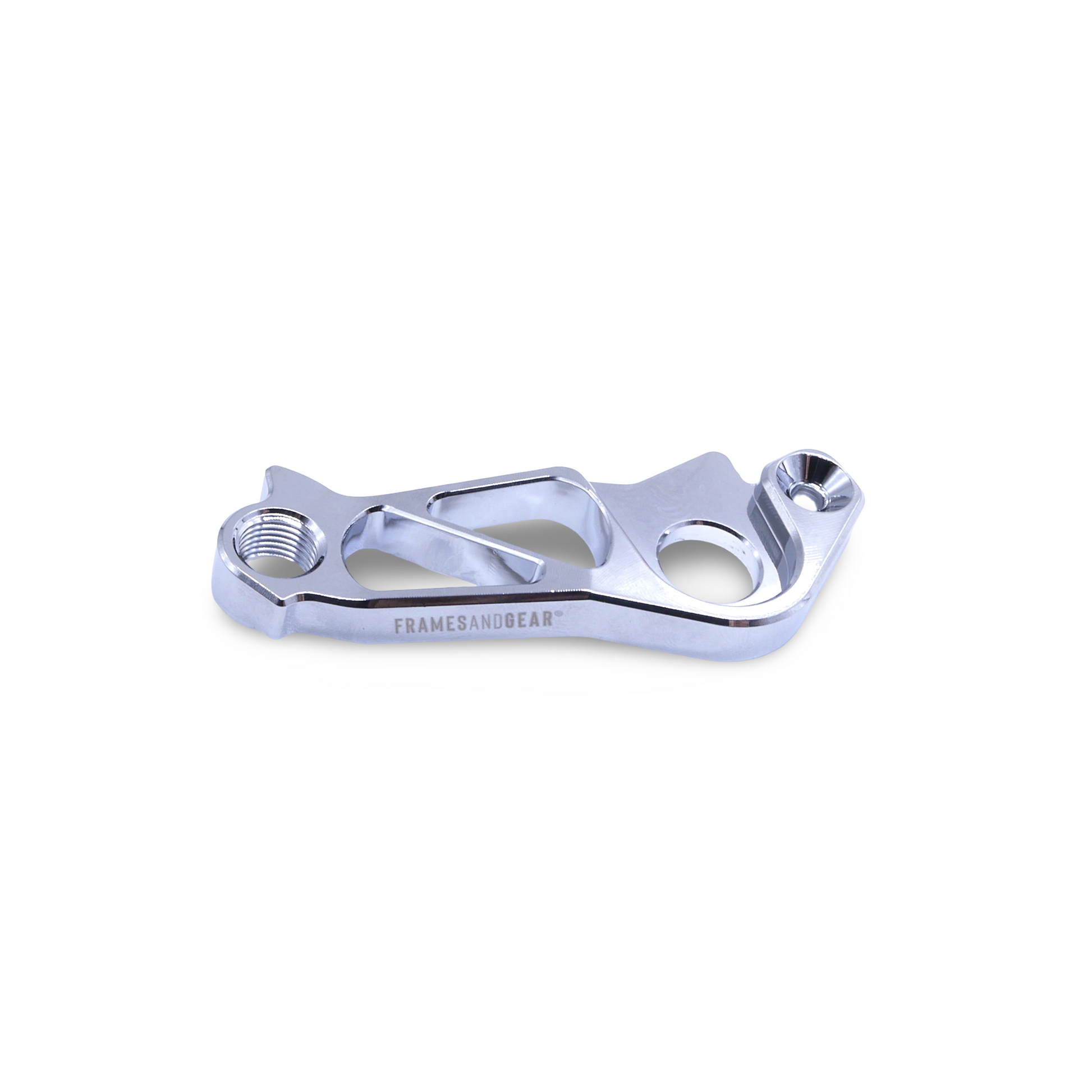Framesandgear Factor Disc Brake Direct Mount Derailleur Hanger Hand Polished Silver