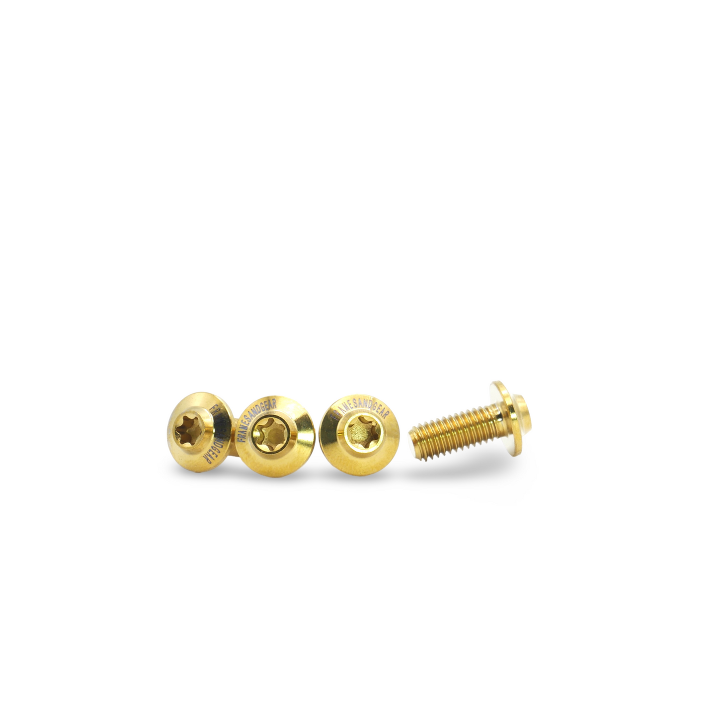 Framesandgear gold titanium M5 bottle cage bolts