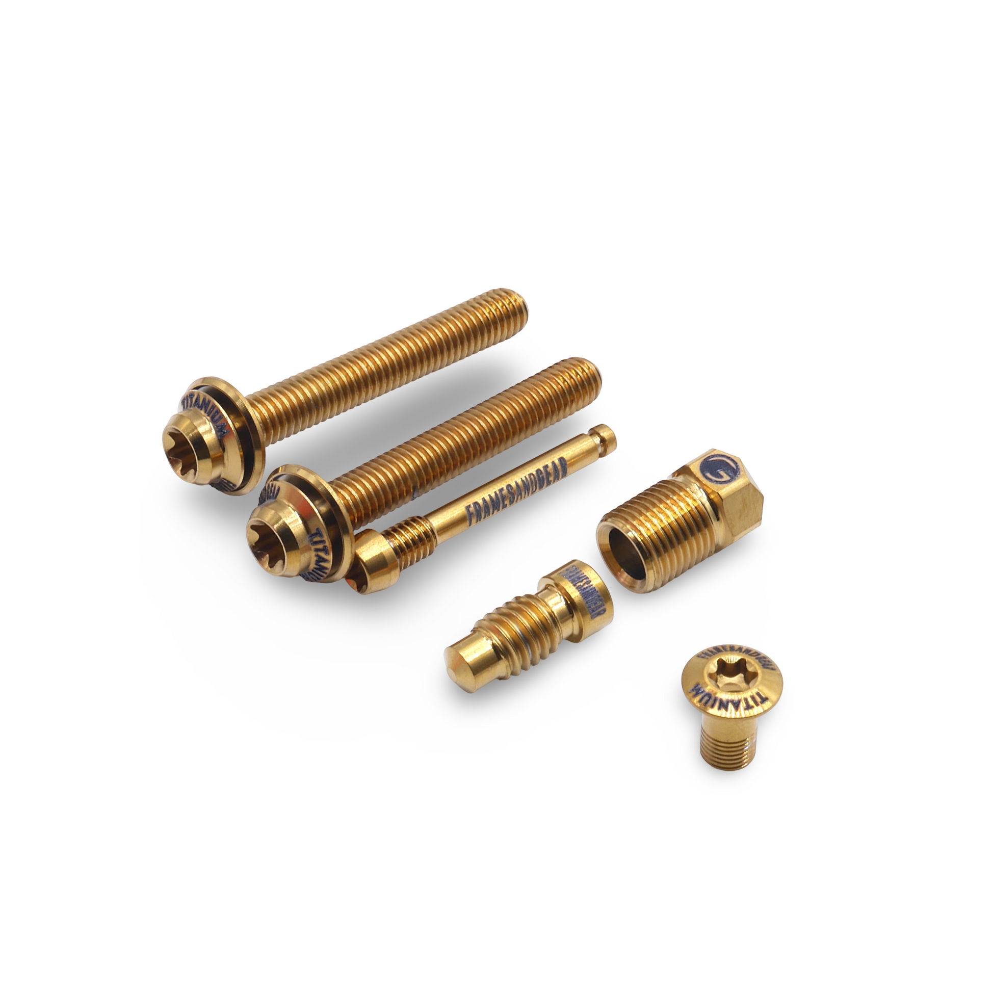 Framesandgear gold titanium bolts for Shimano R9270 group
