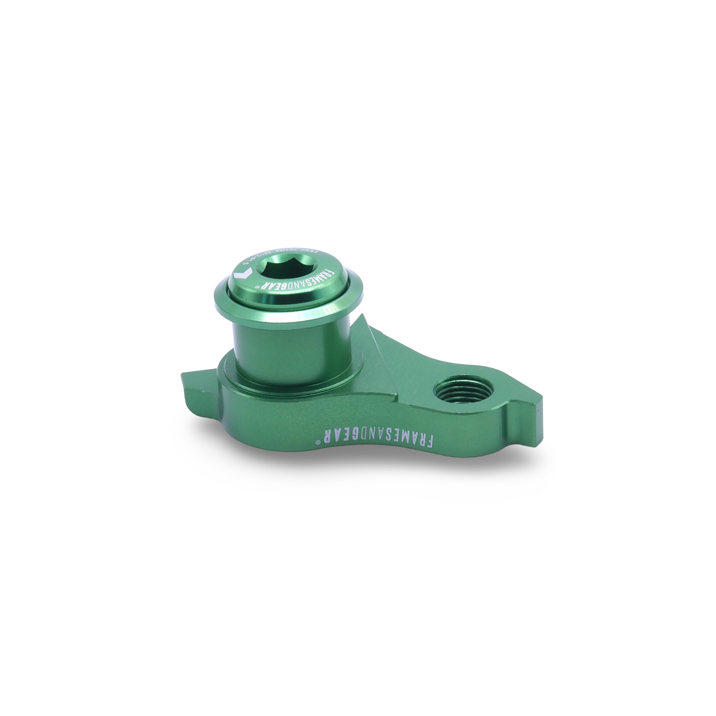 Framesandgear green derailleur hanger for SRAM UDH-compatible bikes