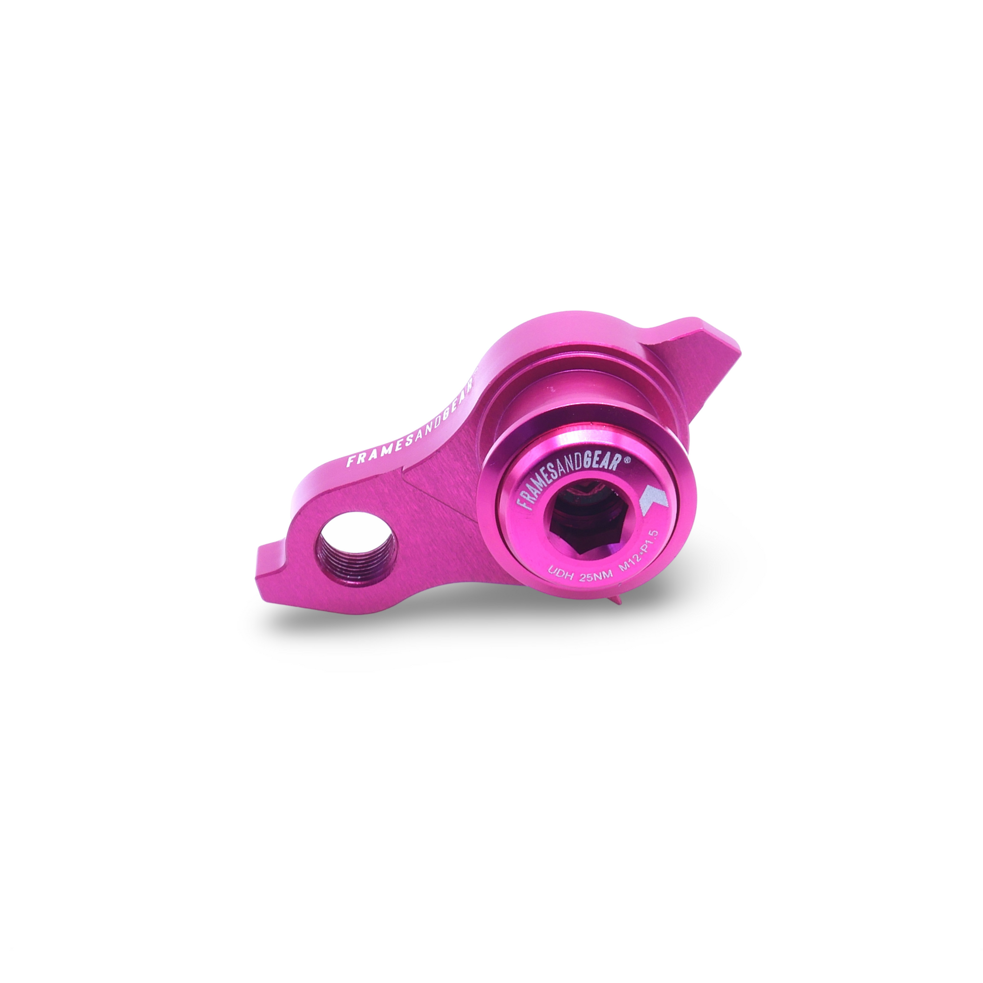 Framesandgear pink derailleur hanger for SRAM UDH-compatible bikes