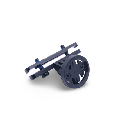 Garmin mount with easy insert for saddle rail integration