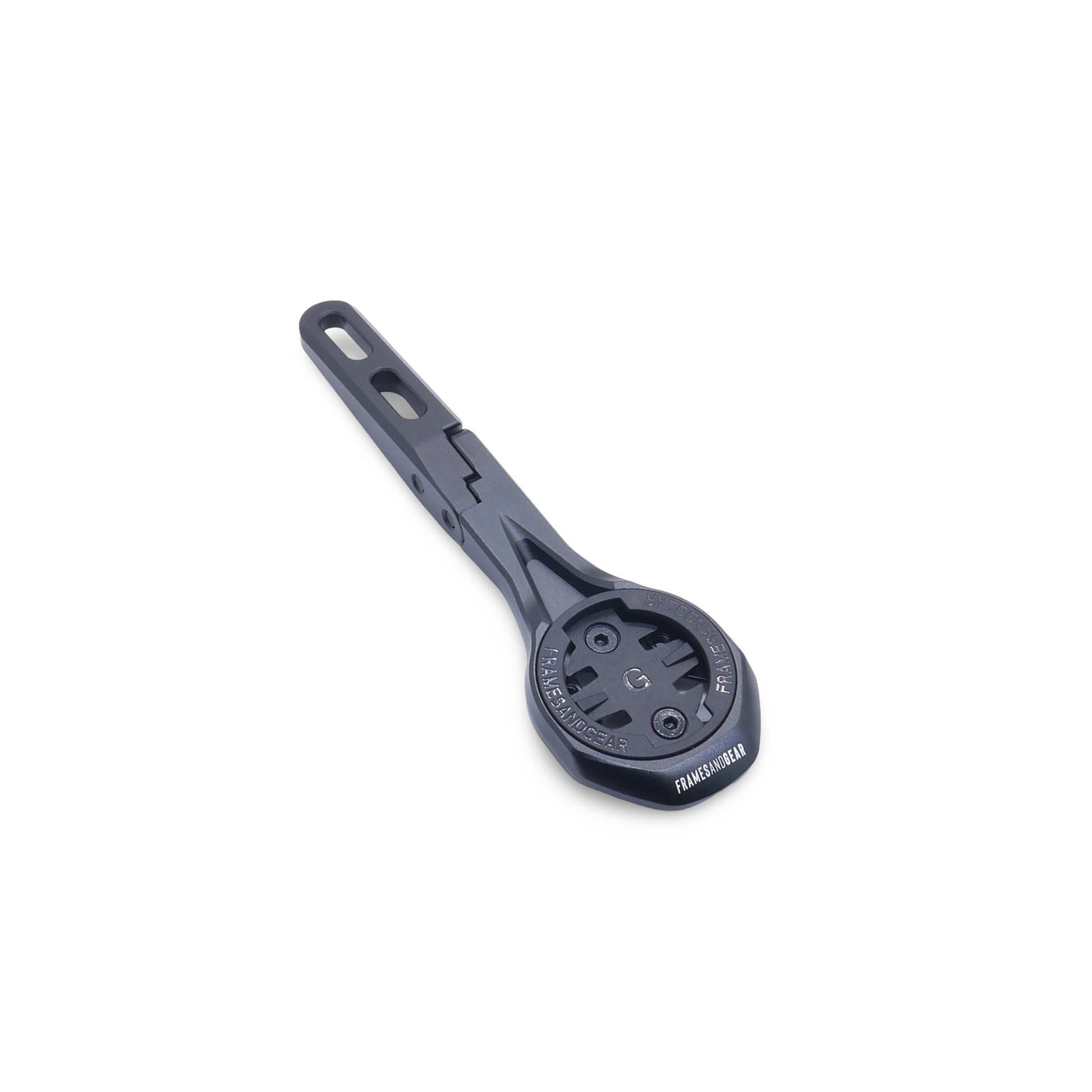 Integrated handlebar computer mount for Garmin, Wahoo, and Hammerhead