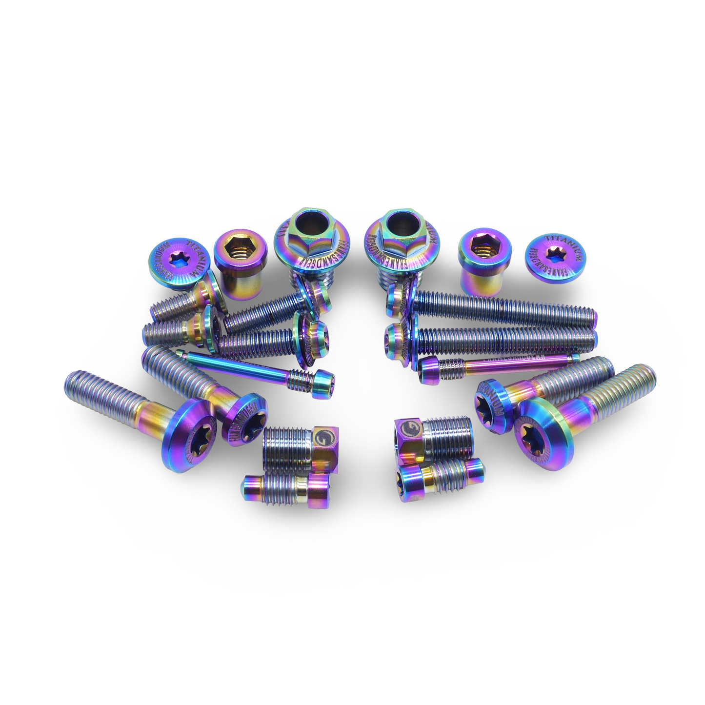 Oilslick titanium bolt kit for Shimano Ultegra R8170