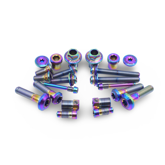 Oilslick titanium bolt kit for Shimano Ultegra R8170