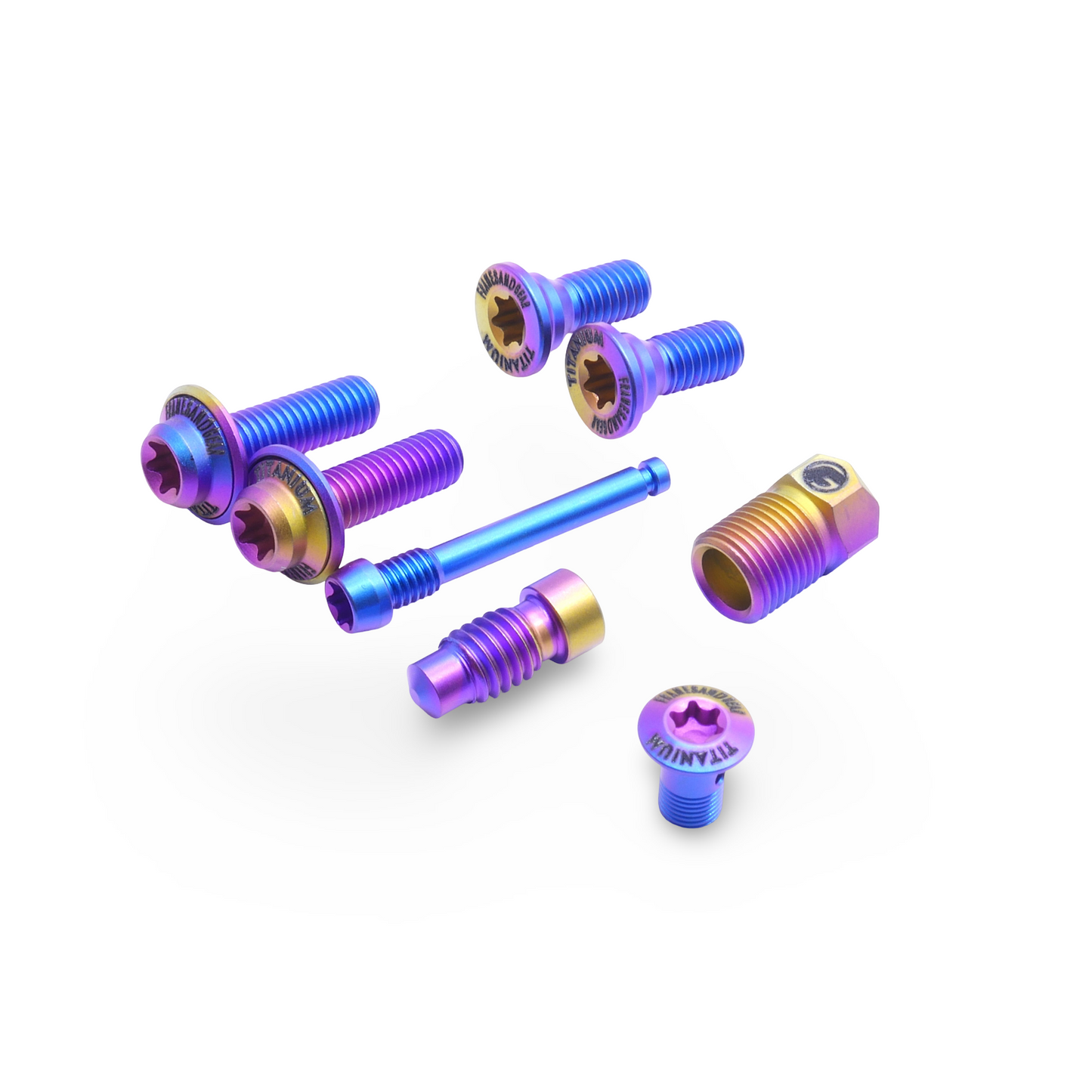 Shimano R9270 trout anodized titanium screw upgrade