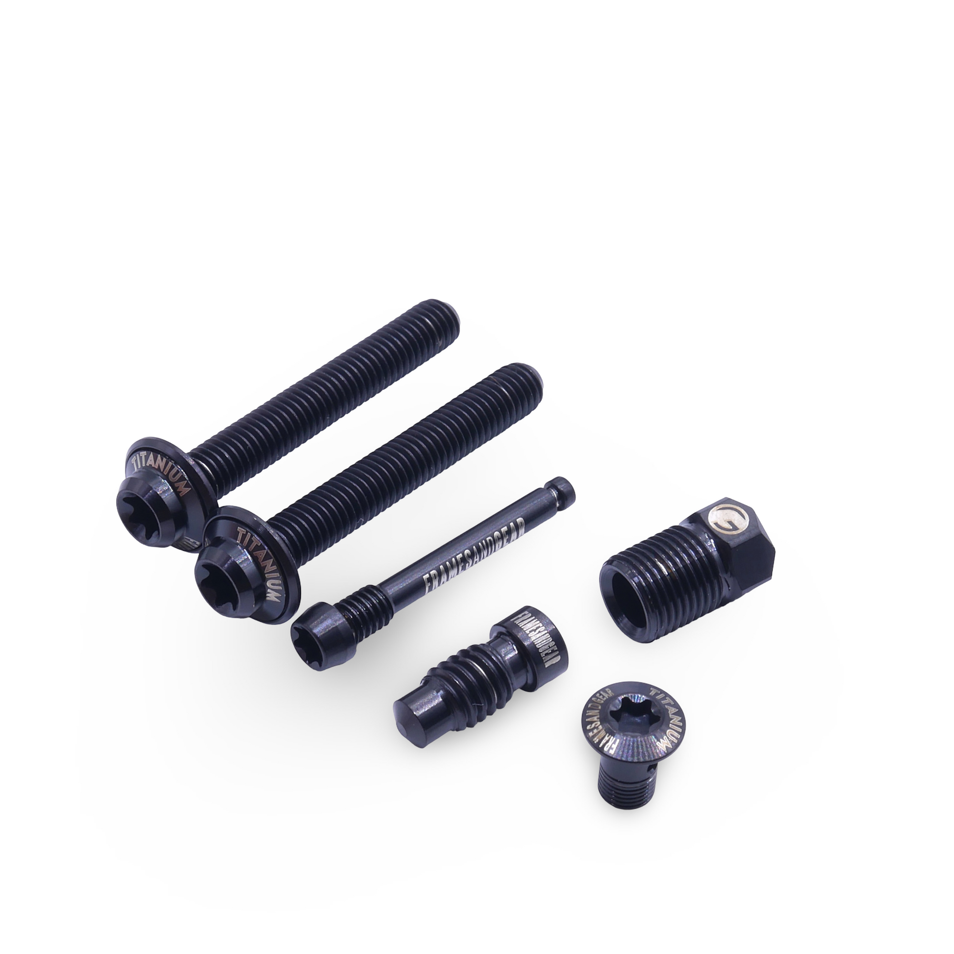Lightweight titanium bolt replacement for Shimano Dura Ace R9270 brakes and levers
