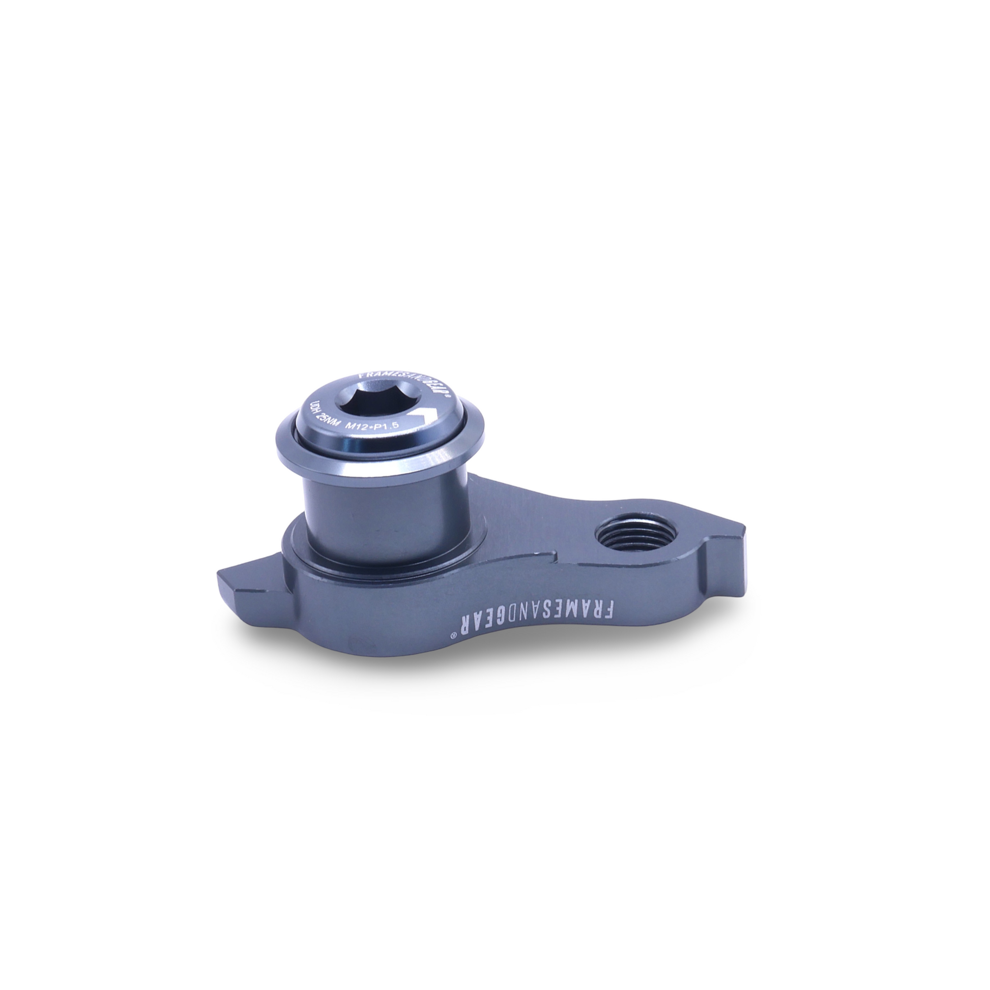 UDH replacement derailleur hanger in grey for SRAM drivetrain