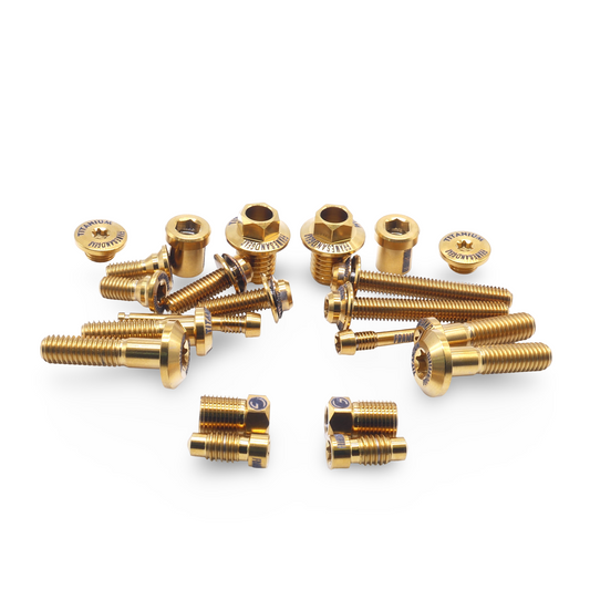 Titanium bolt kit for Shimano Ultegra R8170 brakes and levers