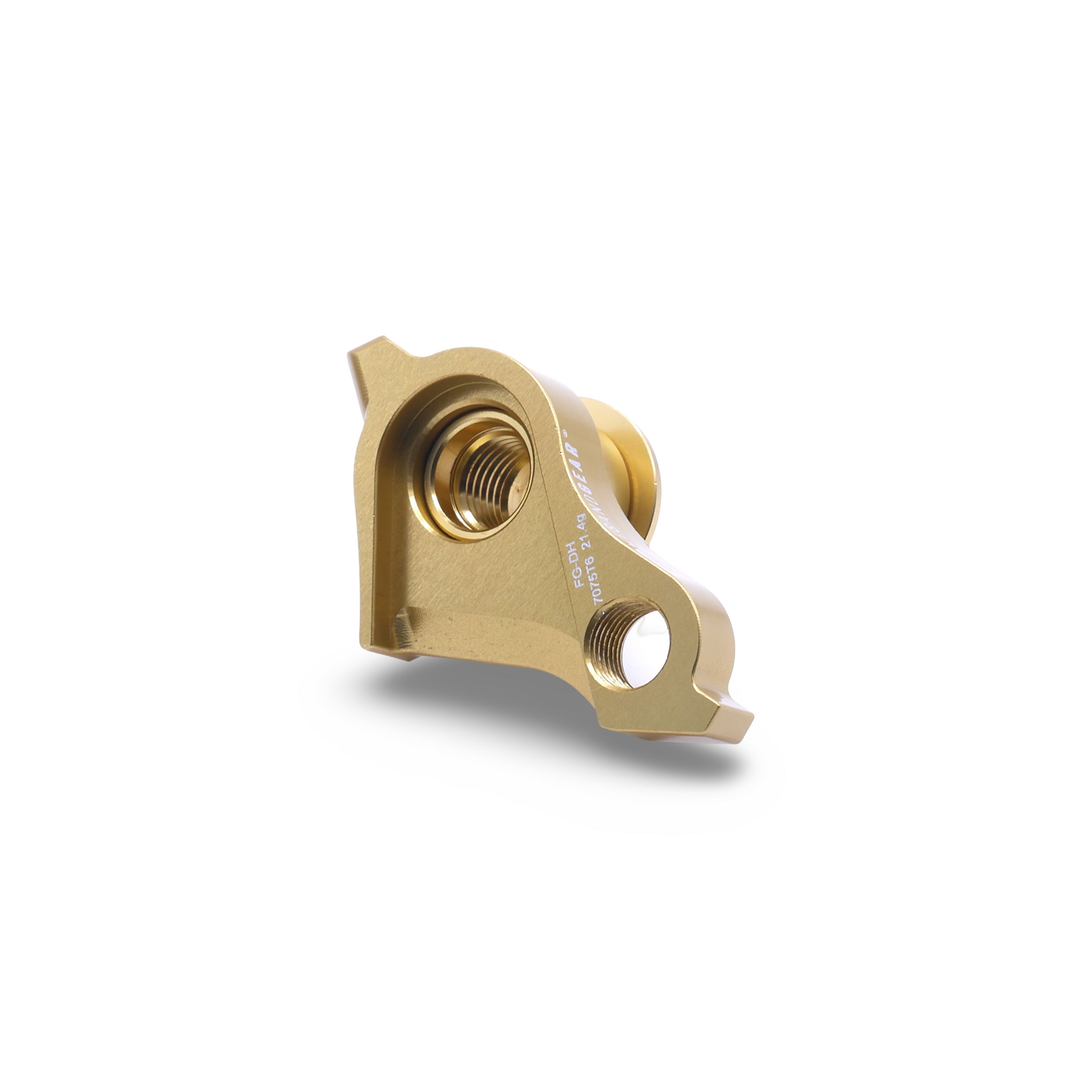 Universal derailleur hanger in gold for SRAM UDH frames